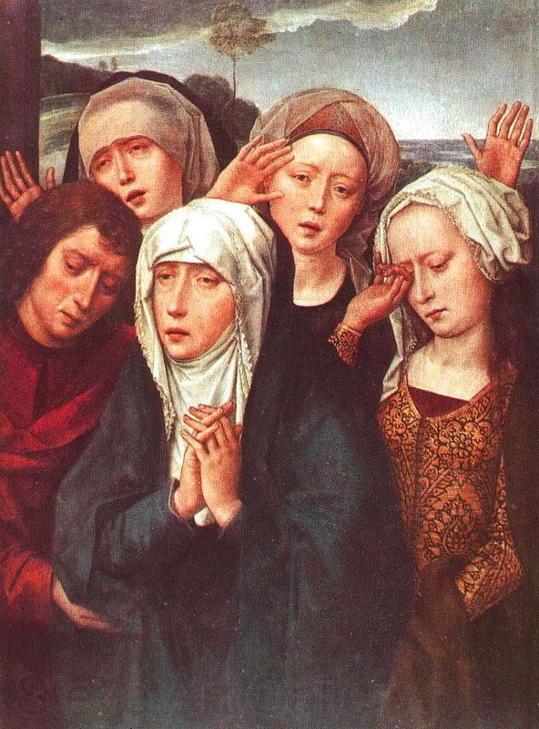 Hans Memling The Virgin, St.John and the Holy Women Spain oil painting art